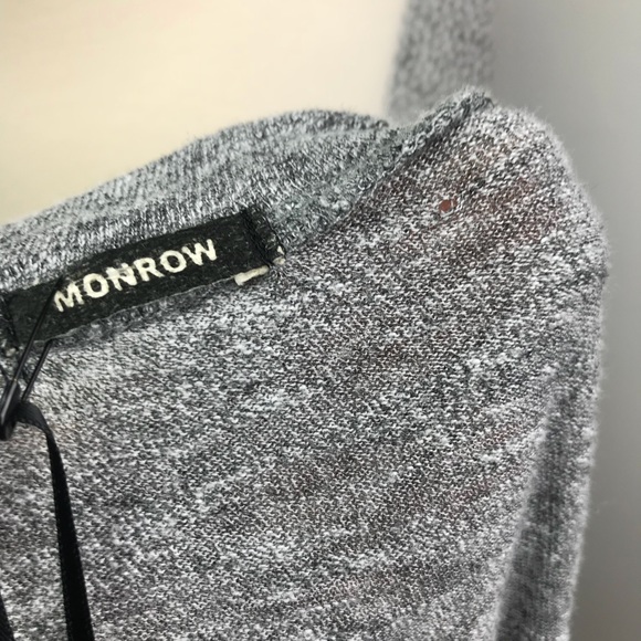 NWT MONROW V Neck Baseball Dress in Granite - Picture 7 of 7